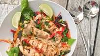Fabulous Low-FODMAP Southwest Salad with Low-FODMAP Southwest Dressing; Gluten-free Fabulous Low-FODMAP Southwest Salad with Low-FODMAP Southwest Dressing; Gluten-free
