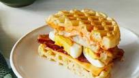 Breakfast Waffle Sandwich Breakfast Waffle Sandwich