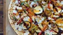 BBQ Chicken Pizza with Veggies BBQ Chicken Pizza with Veggies