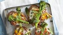 Lemon ricotta bruschetta with Tenderstem and heirloom tomatoes Lemon ricotta bruschetta with Tenderstem and heirloom tomatoes