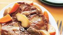 Braised Pork Chops with Sweet Potatoes and Apples Braised Pork Chops with Sweet Potatoes and Apples