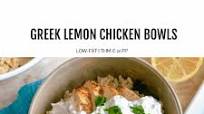 Greek Lemon Chicken Bowls Greek Lemon Chicken Bowls