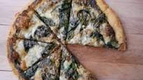 Thin Crust Spinach Parmesan Pizza Thin Crust Spinach Parmesan Pizza