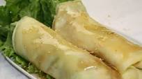 Lumpiang Sariwa- Filipino Fresh Vegetable Lumpia with Homemade Wrapper and Sweet Sauce Lumpiang Sariwa- Filipino Fresh Vegetable Lumpia with Homemade Wrapper and Sweet Sauce