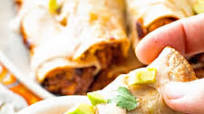 Pulled Pork Taquitos with Chipotle Ranch Dressing Recipe Pulled Pork Taquitos with Chipotle Ranch Dressing Recipe