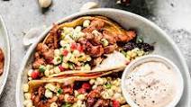 Crispy Pork Tenderloin Tacos with Corn Salsa Crispy Pork Tenderloin Tacos with Corn Salsa
