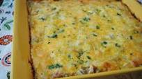 Green Chile Chicken Enchilada Casserole Green Chile Chicken Enchilada Casserole