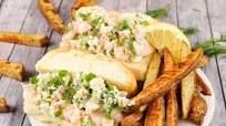 New England-Style Shrimp Rolls With Old Bay-Seasoned Fries New England-Style Shrimp Rolls With Old Bay-Seasoned Fries