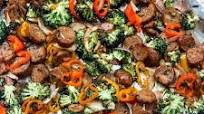 Easy Sheet Pan Sausage and Veggies Easy Sheet Pan Sausage and Veggies
