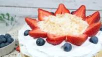 Coconut Strawberry Shortcake Coconut Strawberry Shortcake