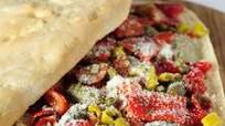 Focaccia Sandwich with vegetables Focaccia Sandwich with vegetables