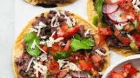 Black Bean & Cheese Tostadas Black Bean & Cheese Tostadas