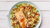 Mediterranean Salmon Crunch Salad Mediterranean Salmon Crunch Salad