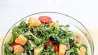 Kale Caesar Salad with Cherry Tomatoes and Avocado Kale Caesar Salad with Cherry Tomatoes and Avocado