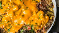Cheesy Beef Breakfast Scramble Cheesy Beef Breakfast Scramble