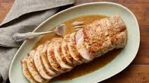 Roast Pork Loin with Applesauce Roast Pork Loin with Applesauce
