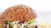 Grilled Pork Tenderloin Sandwiches with Tangy Cabbage Slaw Grilled Pork Tenderloin Sandwiches with Tangy Cabbage Slaw