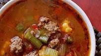 Low Carb Hamburger Soup Low Carb Hamburger Soup