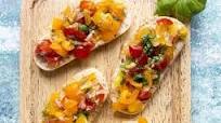 Bruschetta with Summer Tomatoes and Basil Bruschetta with Summer Tomatoes and Basil