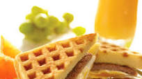 Waffle Breakfast Sandwich Waffle Breakfast Sandwich
