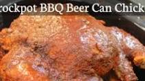 Crockpot BBQ Beer Can Chicken Recipe Crockpot BBQ Beer Can Chicken Recipe