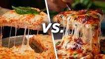 Restaurant Vs. Homemade Chicken Parm Pizza Restaurant Vs. Homemade Chicken Parm Pizza