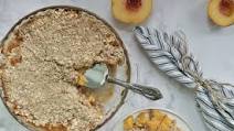 Basic Vegan Peach Crisp | 10 Ingredients Basic Vegan Peach Crisp | 10 Ingredients