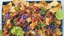 Sweet and sticky pulled pork nachos recipe Sweet and sticky pulled pork nachos recipe