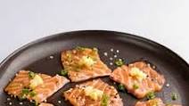 Ginger Garlic Salmon Sashimi Ginger Garlic Salmon Sashimi