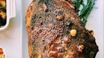 Roasted Organic Leg of Lamb: Roasted Organic Leg of Lamb: