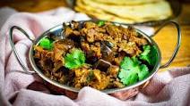 Aubergine Bhaji Aubergine Bhaji