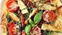 Chicken Florentine Flatbread Chicken Florentine Flatbread