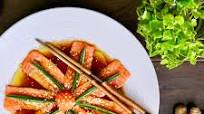 NOBU MATSUHISA’S NEW STYLE SALMON SASHIMI NOBU MATSUHISA’S NEW STYLE SALMON SASHIMI