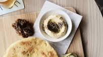 Pontoon's nan's fry bread with hummus Pontoon's nan's fry bread with hummus
