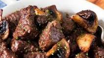 Air Fryer Steak Bites and Mushrooms with Garlic Butter Air Fryer Steak Bites and Mushrooms with Garlic Butter