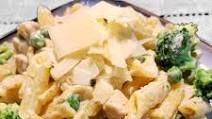 Easy Penne Pasta With Store-bought Alfredo Sauce Easy Penne Pasta With Store-bought Alfredo Sauce