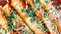 Chicken and Spinach Enchiladas Chicken and Spinach Enchiladas
