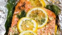 Grilled Salmon in Foil Grilled Salmon in Foil