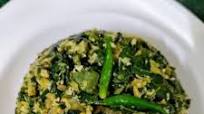 Sajna saag Bhaja/Moringa Leafy Vegetable Fry Sajna saag Bhaja/Moringa Leafy Vegetable Fry
