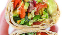 Greek Salad Wrap with Hummus Greek Salad Wrap with Hummus