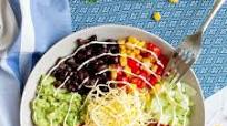 Copycat Chipotle Veggie Bowl with Fajitas Veggies and Sofritas Copycat Chipotle Veggie Bowl with Fajitas Veggies and Sofritas