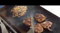 Blackstone Griddle Bacon Fried Corn and Pork Chops Blackstone Griddle Bacon Fried Corn and Pork Chops