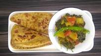 Aloo Palak Ki Sukhi Sabzi Aloo Palak Ki Sukhi Sabzi