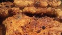 Mustard rubbed fried pork chops Mustard rubbed fried pork chops