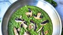 Palak Mushroom Curry Palak Mushroom Curry