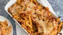 Rotisserie Chicken Parm Casserole Rotisserie Chicken Parm Casserole
