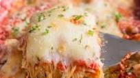 Vegetarian Million Dollar Baked Spaghetti Vegetarian Million Dollar Baked Spaghetti