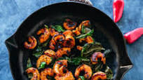 Shrimp and Basil Stir Fry Shrimp and Basil Stir Fry