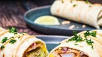 Baja Shrimp Burrito with Chipotle Crema Baja Shrimp Burrito with Chipotle Crema