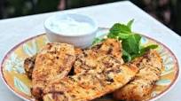 Indian Spiced Chicken with Raita Sauce Indian Spiced Chicken with Raita Sauce